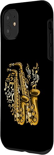 Miniatura 2 de Funda para iPhone 11 de saxofonista de saxofonista de jazz para iPhone 11