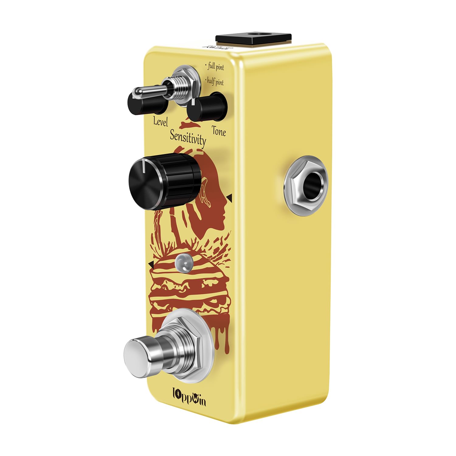 COMP - Pedale compressore ottico, controllo dinamico classico, preserva i transitori, involucro in metallo, True Bypass per chitarra/basso