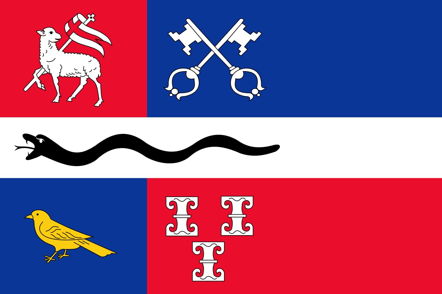 Drapeau Ronde Venen idéal pour décorer votre salon ou vos événements