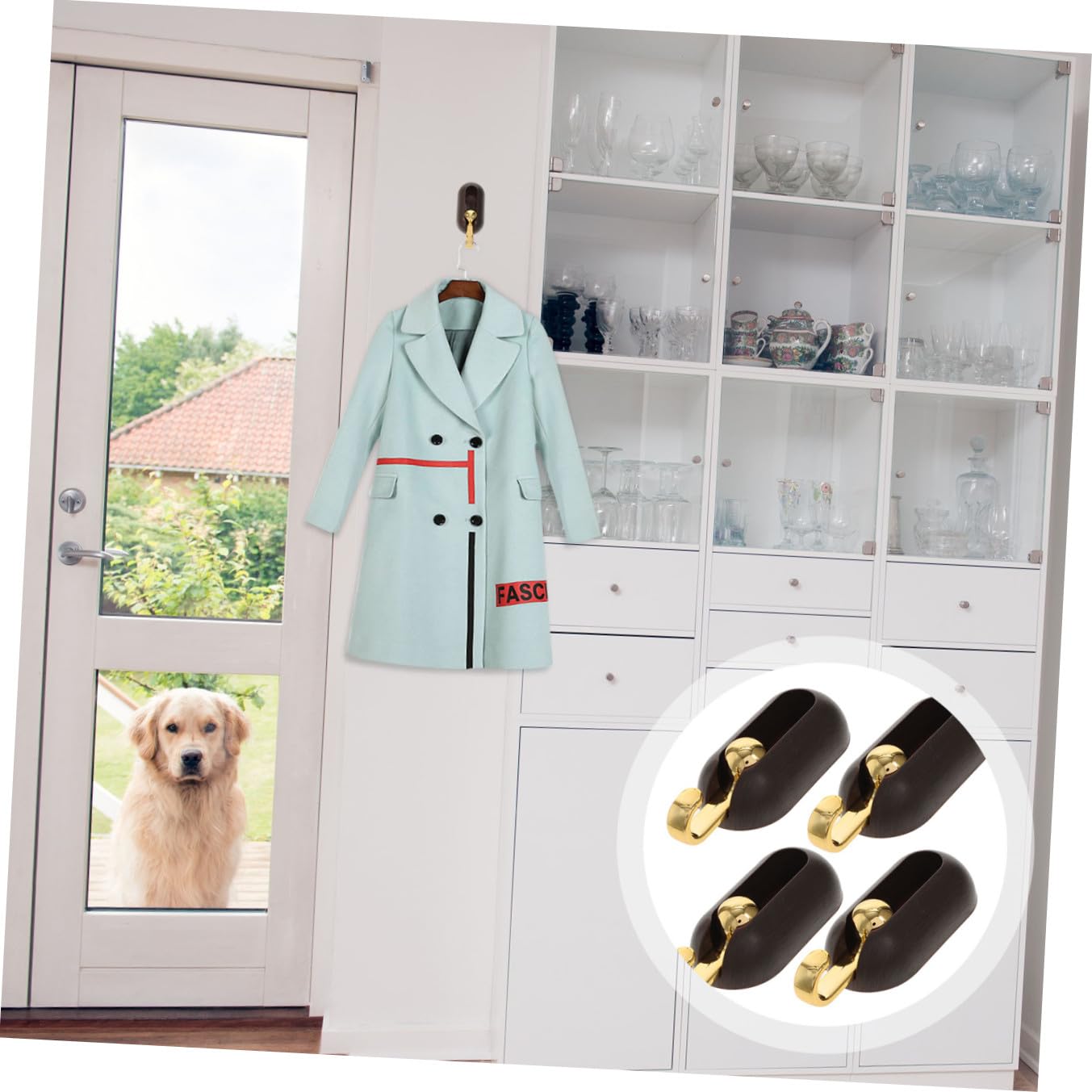 jojofuny 12piezas Ganchos Adhesivos De Pared Para Colgar Toallas Ropa y Sombreros Soporte Resistente Sin Daños La Pared Para Baño y Cocina