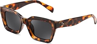 FEISEDY Square Frame UV400 Sunglasses