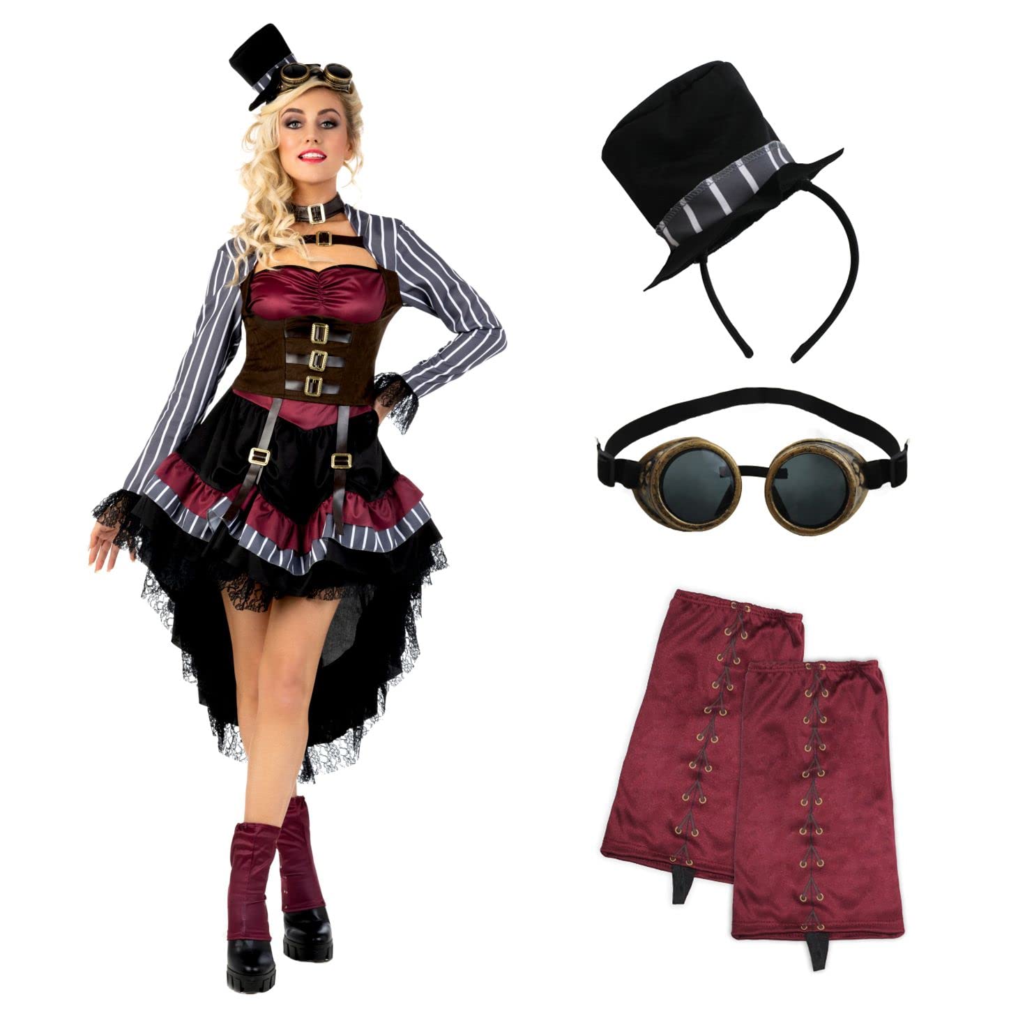 Morph, Steampunk Halloween Costumes, Victorian Steampunk Costumes for Women, Steampunk Costume Women