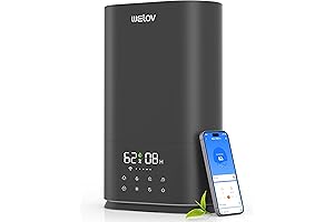 WELOV BoostMist Cool Mist Humidifier for Large Room, 6L Smart Humidifier