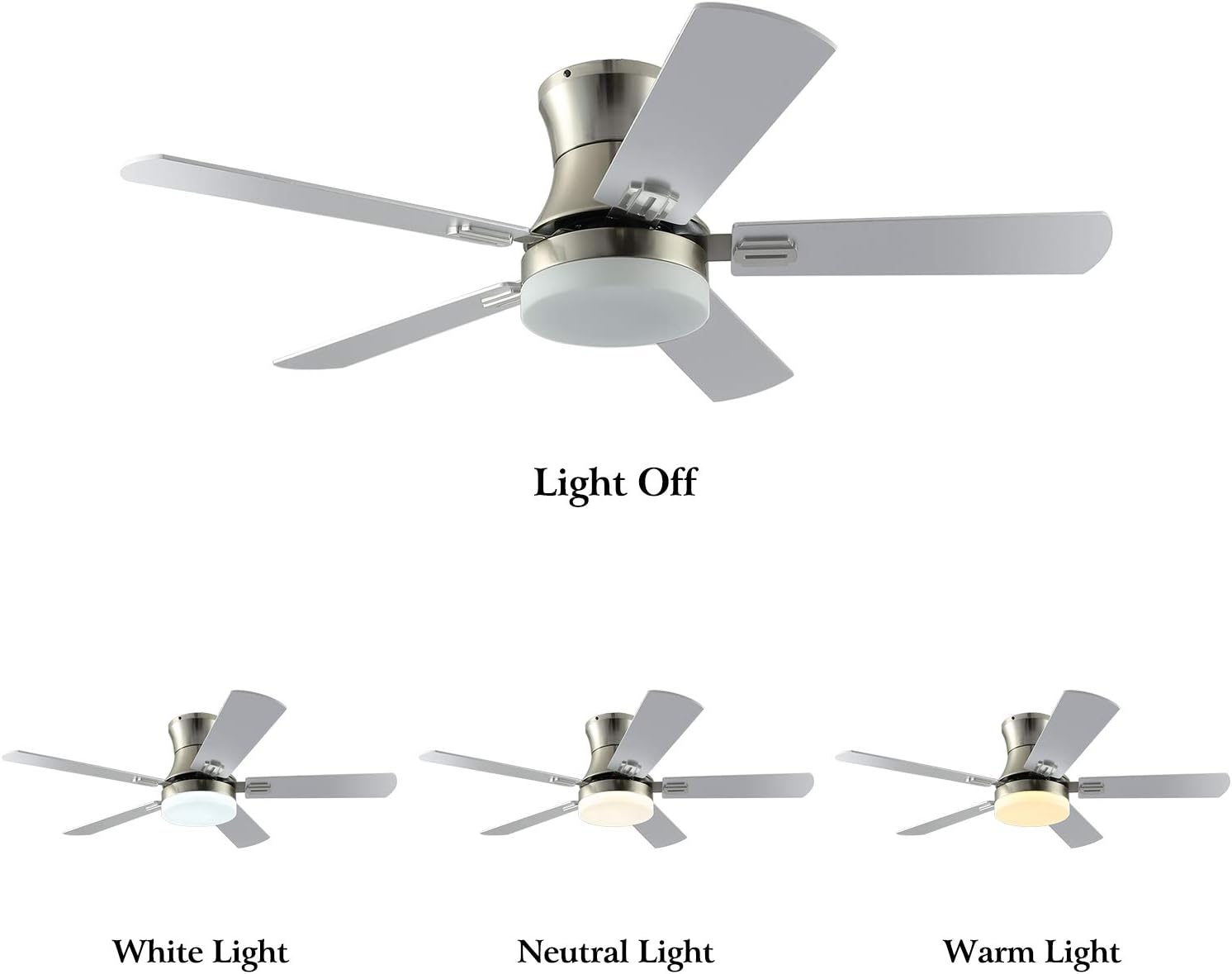 Flаѕh Dеаlѕ - 80% оƒƒ LuxureFan Indoor Flush Mount Ceiling Fan with Led Light with 5 Wood Blade 3 Speed Turn Light Low Profile Decoration for Modern Home /Restaurant Remote Control Mute Chandeliers of 52 Inch Buу 1 gеt 1 LuxureFan Indoor Flush Mount Ceiling Fan with Led Light with 5 Wood Blade 3 Speed Turn Light Low Profile Decoration for Modern Home /Restaurant Remote Control Mute Chandeliers of 52 Inch