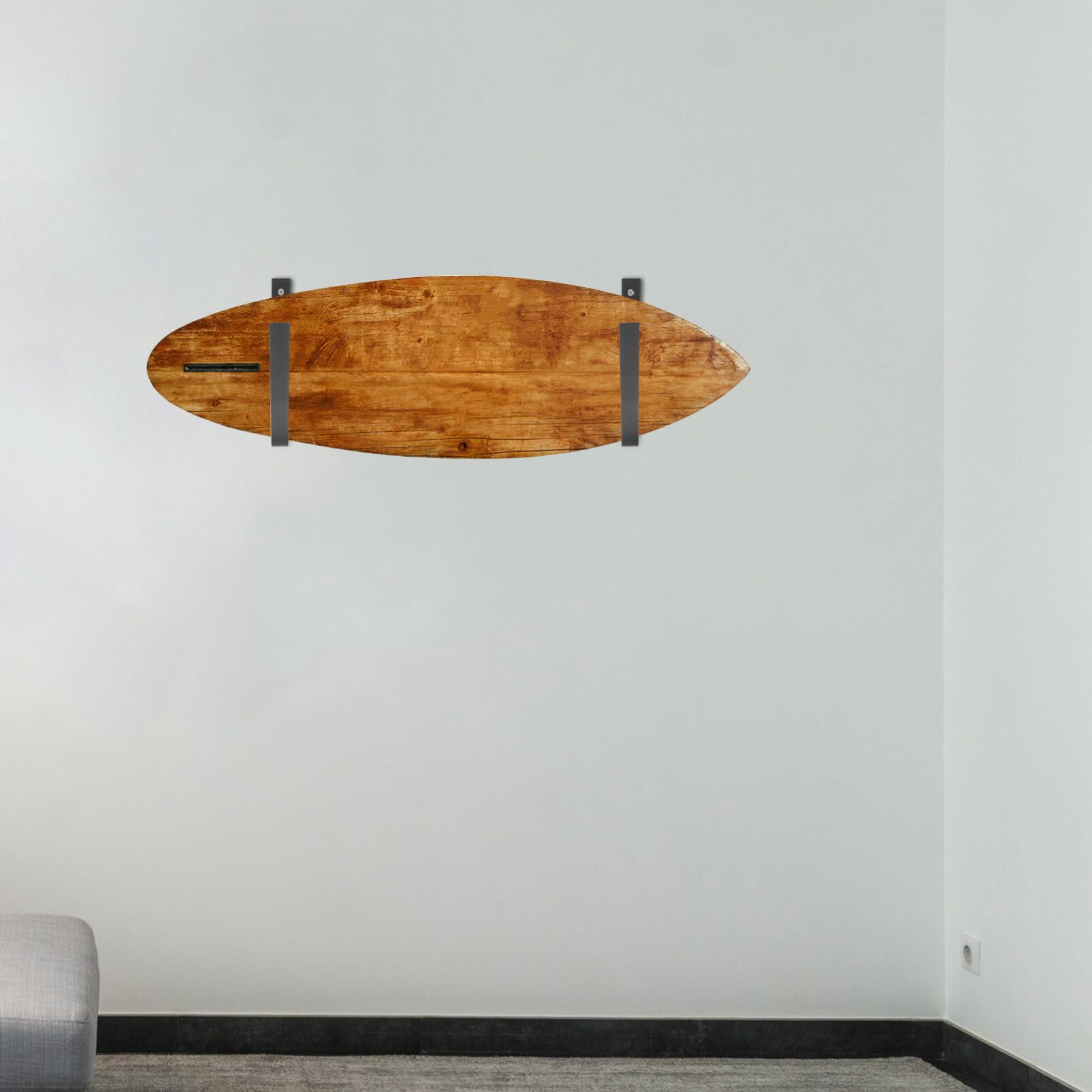 Sosoport 1set Surfboard Hook Storage for Skateboards and Snowboards Space-Saving Design Easy Installation Modern Style for Home Organization