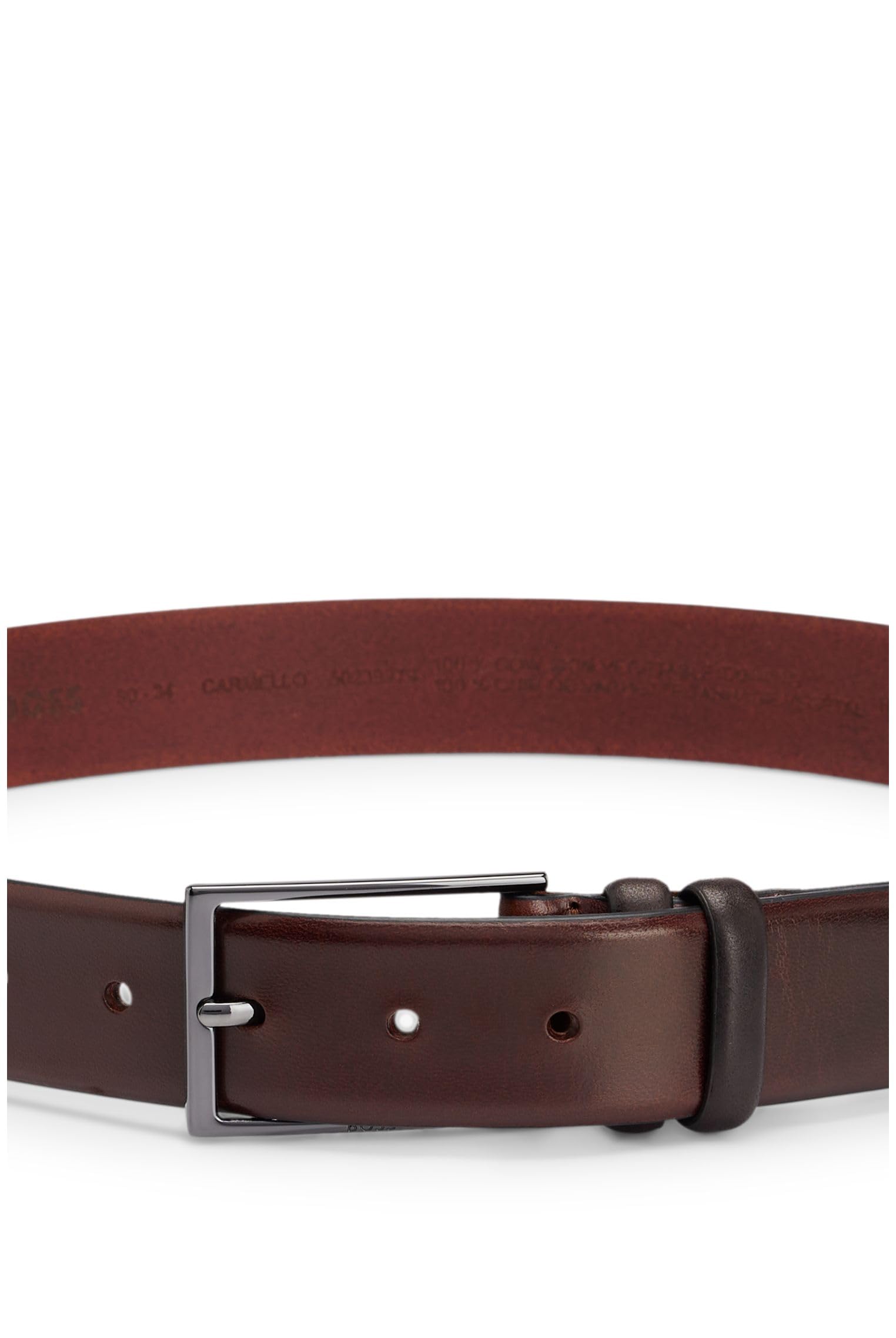 BOSS Herren Gürtel Carmello, Braun214, 95