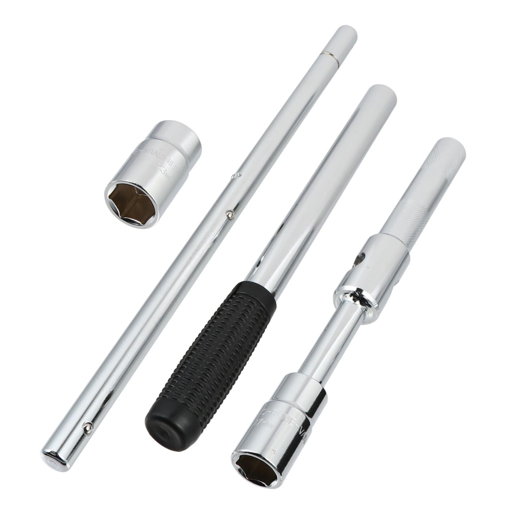 Cabilock Extended Tire Wrench 4 Way Lug Nut Wrench Carbon Steel Construction Easy Tire Loading Space-saving Design