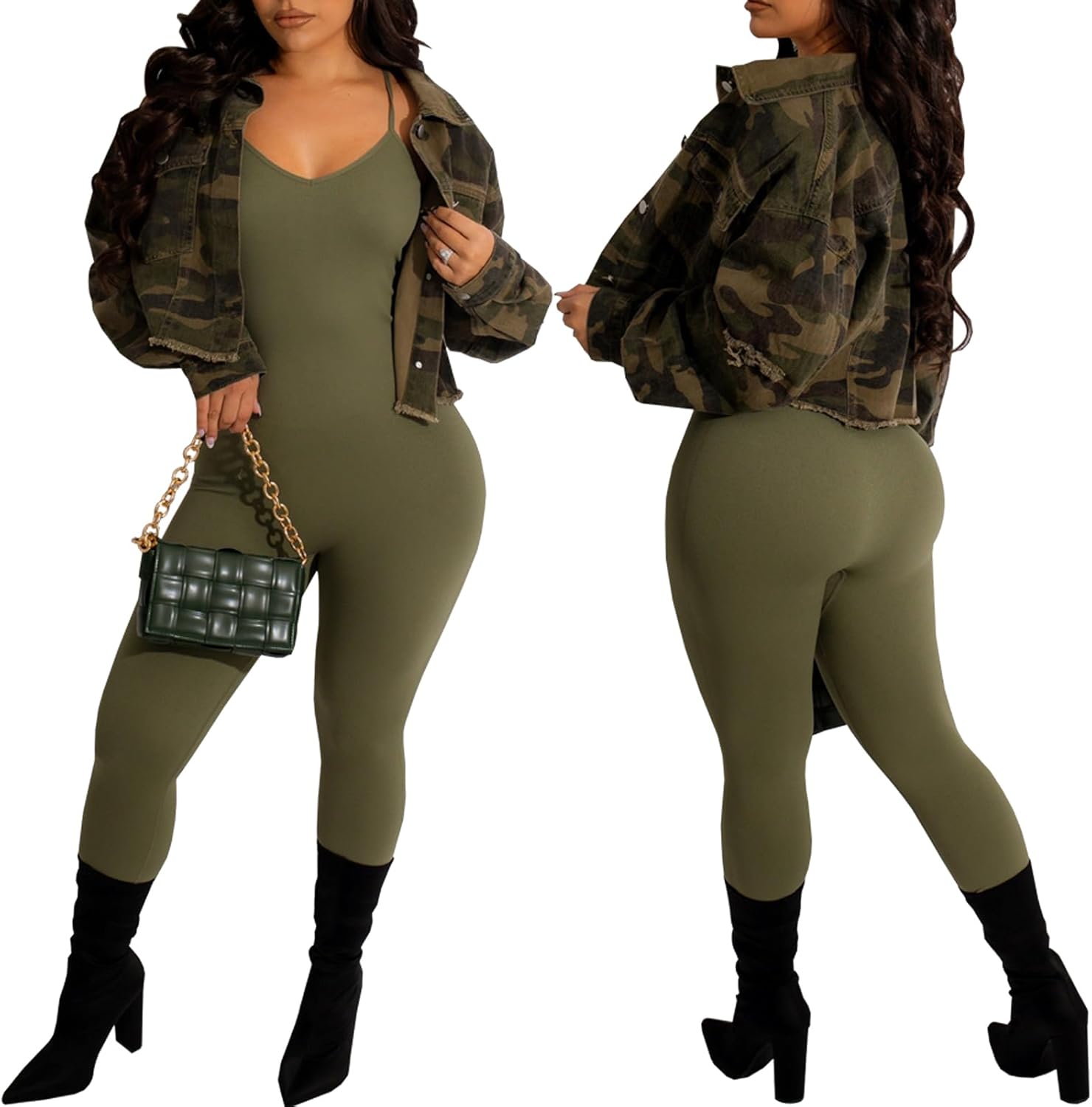 Women Casual Long Sleeve Denim Jacket Coat Classic Boyfriend Jean Coat - Image 3