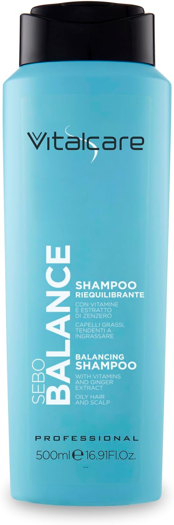Sebo Balance Shampoo Professional Italian Formula with ZICOMPLEX | ANTI-OILY Hair - 500ml
