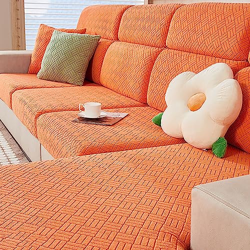 Housse de canapé extensible en forme de L sectionnel ajustable pour salon - 2