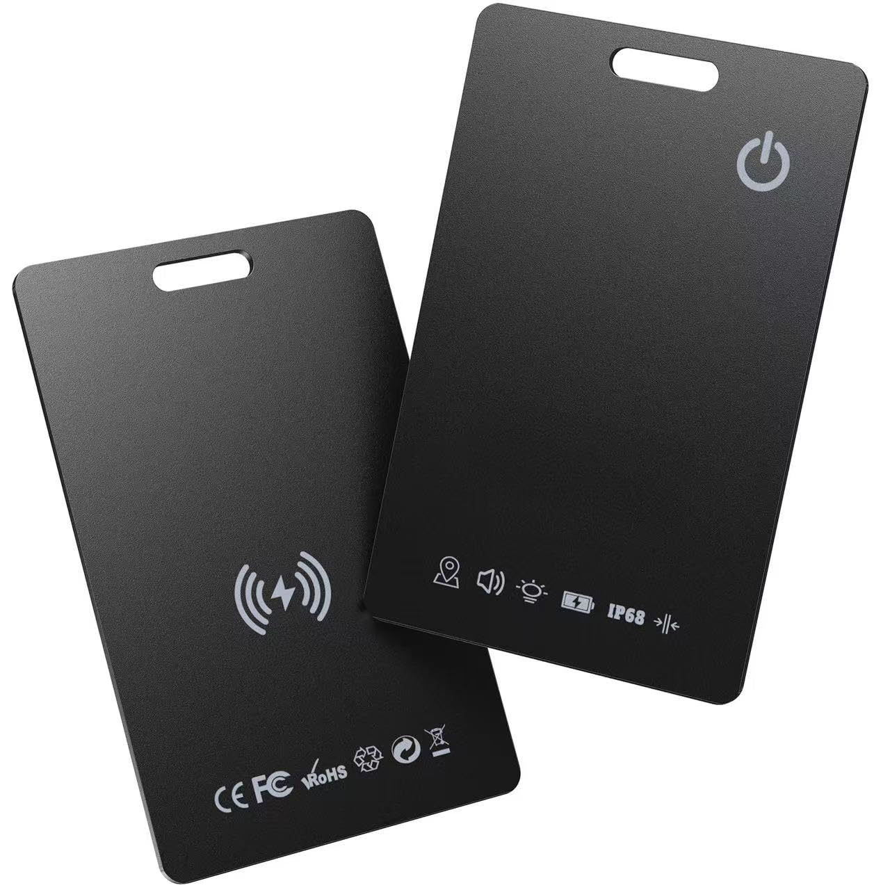 Wallet Tracker Card 2 Pack, Works with Apple Find My [Apple MFi Certified, iOS Only], Slim 1.65mm Bluetooth Item Finder, IP68 Waterproof, Wireless Rechargeable GPS Locator for Wallet & Luggage-image-35