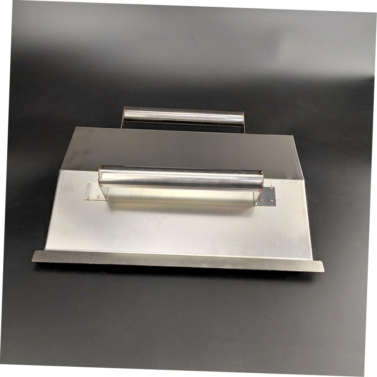 Trowel per Finitura Pareti in Acciaio Inox Argento per Intonaco | Forma Unica, per Pittura e Intonacatura Interna, Alta Resistenza e Tenacità, Presa Confortevole