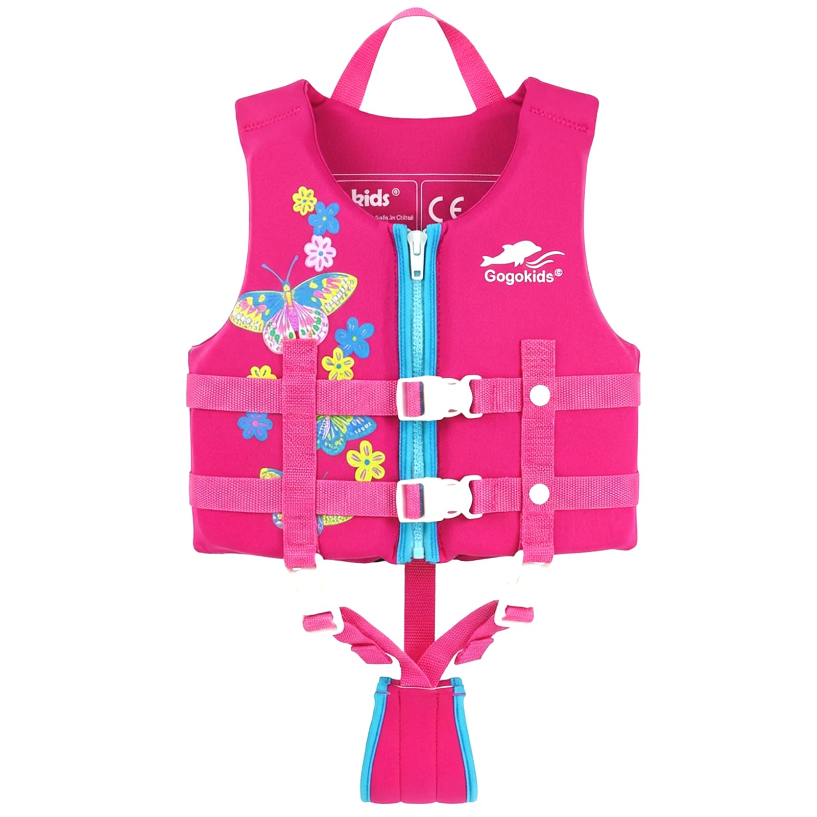Gogokids Kamizelka ratunkowa dla dzieci, strój kąpielowy Assist, strój kąpielowy dla dzieci, trening pływacki, neoprenowa kamizelka pływacka, 13-30 kg