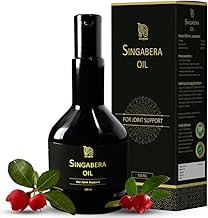 Singabera Ayurvedic Pain Relief Oil 100ML Natural Soothing Oil for Knees Joints Back and Muscles with Ginger Sesame and Gaultheria