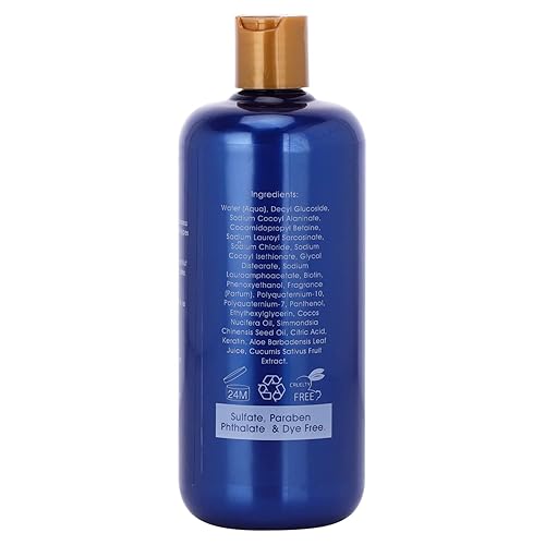 Miniatura 6 de Combo de champú y acondicionador de biotina para un cabello más grueso y saludable. Champú estimulante voluminizador para todo tipo de cabello.