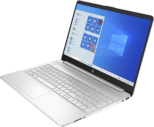 HP Laptop con pantalla táctil de 15 pulgadas, AMD Ryzen 3 3250U, 8 GB de RAM, SSD de 256 GB, Windows 10 Home en modo S (15-ef1020nr, plata natural)