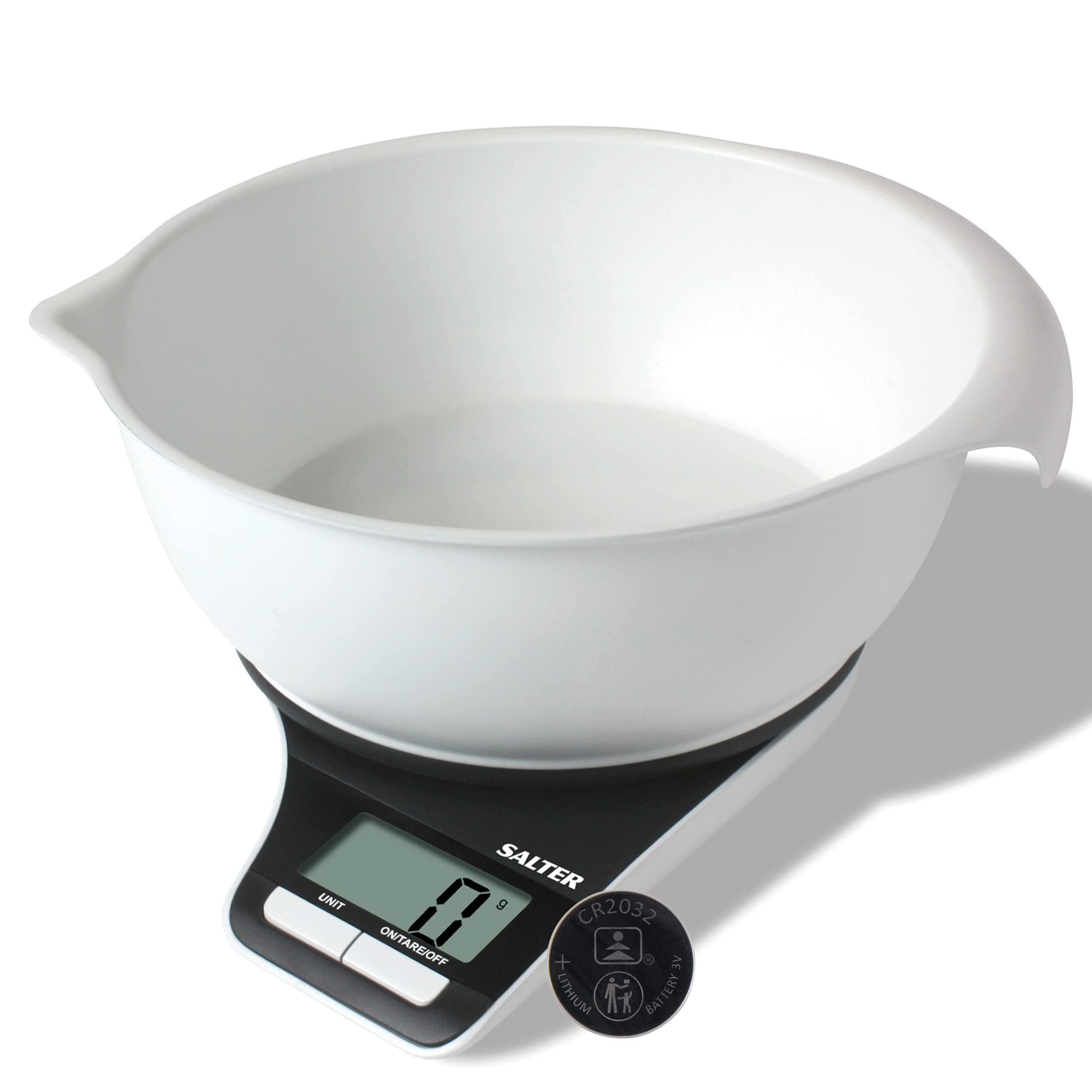 Salter Vega Salter Scales With Bowl Salter Digital Kitchen Scales