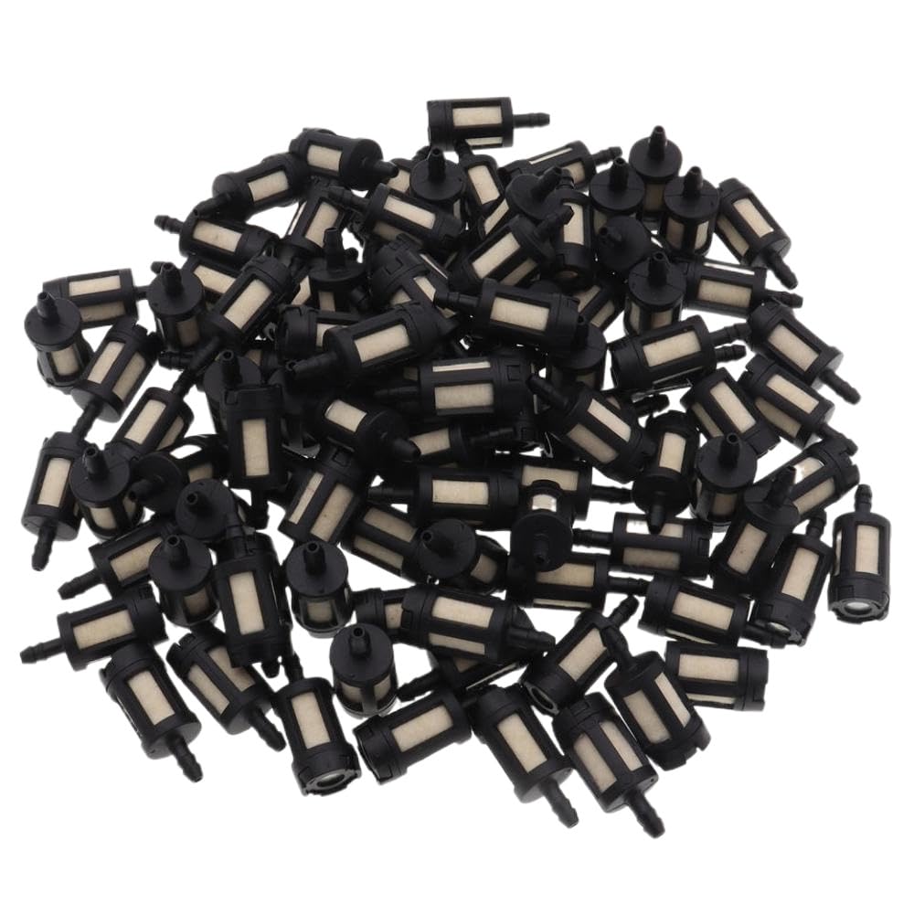 20 piezas 30 piezas 100 piezas ZF-1 filtros de combustible ZF1 compatibles con piezas de repuesto de motosierra para herramientas de motor pequeño(100pcs)
