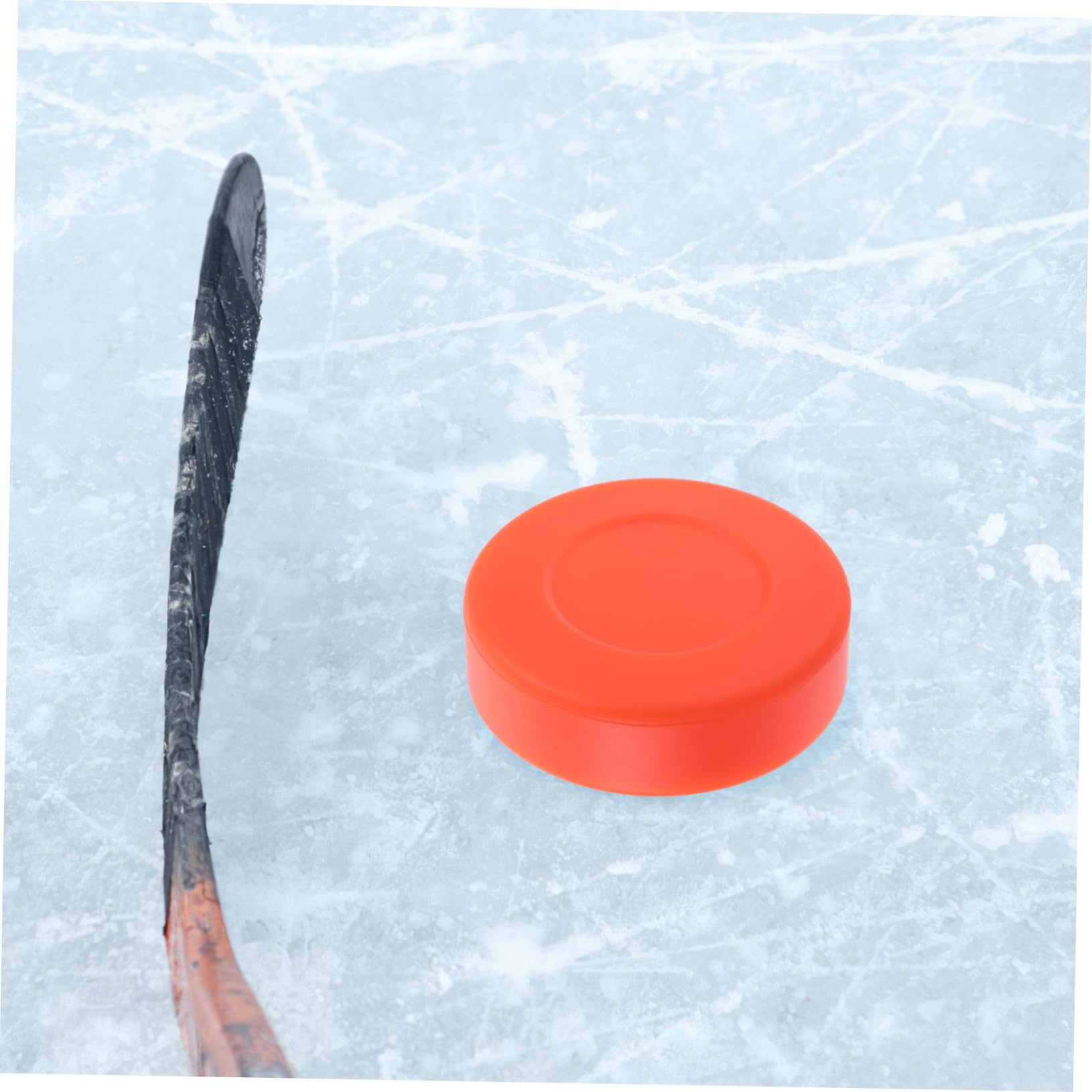 blöder Puck Sport zubehör Hockey Puck Hockey Verein Hockeypässe Ice Balls Kniehockey Eishockey-Pucks trainieren Eishockeypuck zum Üben Outdoor-Hockey-Zubehör PVC Golden