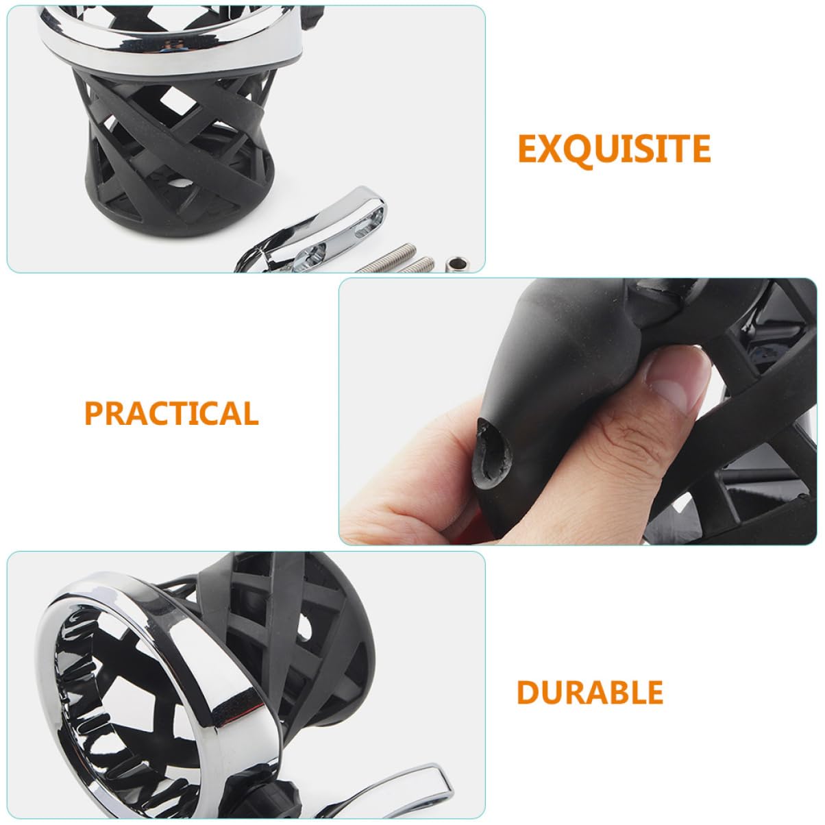 SUPVOX Porte-gobelet Compatible Support De Bouteille Élégant Et Pour Guidon Installation Facile Et Design Chic