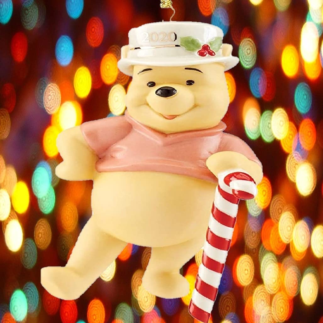 Amazon.com: Disney by Lenox Winnie The Pooh with Candy Cane