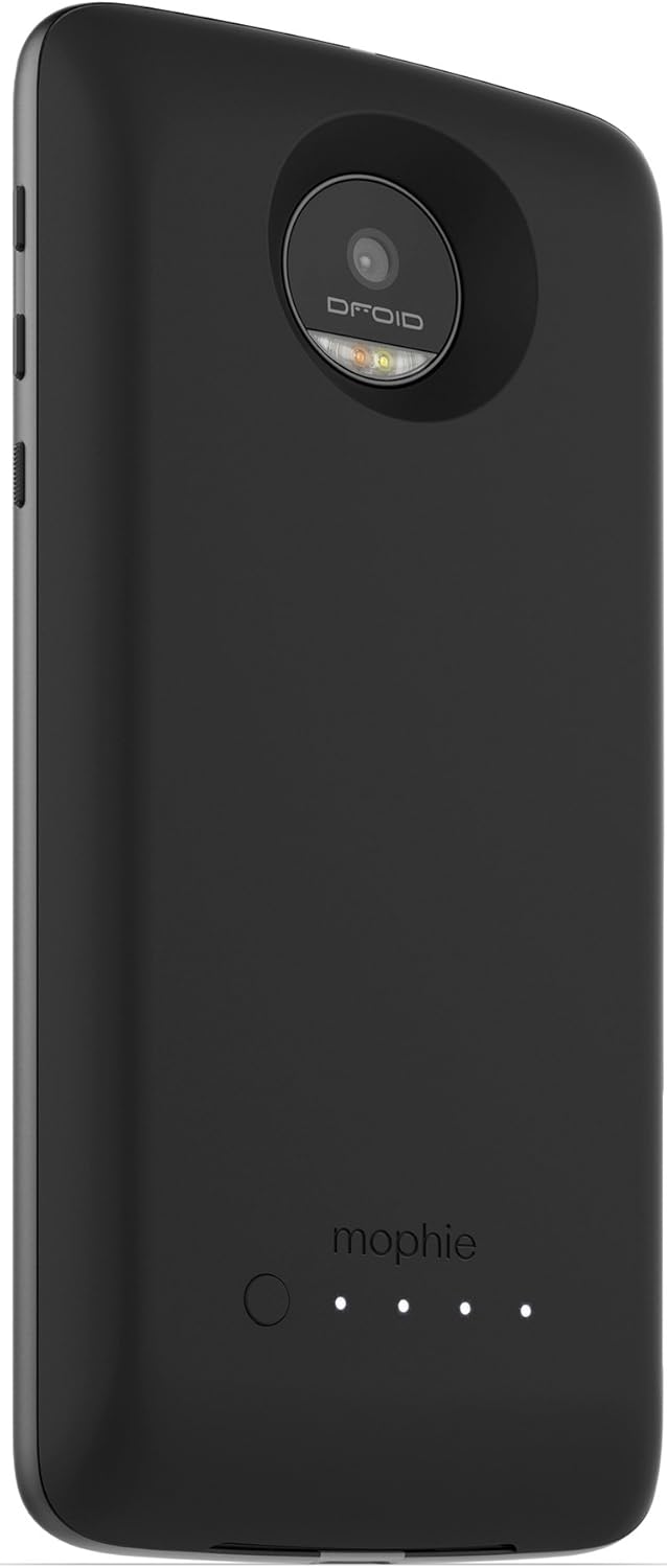 Mophie Juice Pack Protective Battery Case For Motorola Moto Z (3,000mAh), Black, 3505_JP-MOTO-BLK