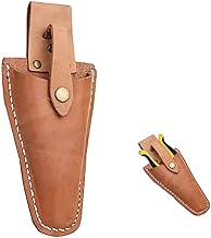 Gartenschere Lederholster,Ledertasche für Gartenschere,Garten Gartenschere Scheide,Leder Baumschere Scheide, Lederscheide Werkzeugholster für Abscheren Messer Zangen Werkzeug Messer Aufbewahrung