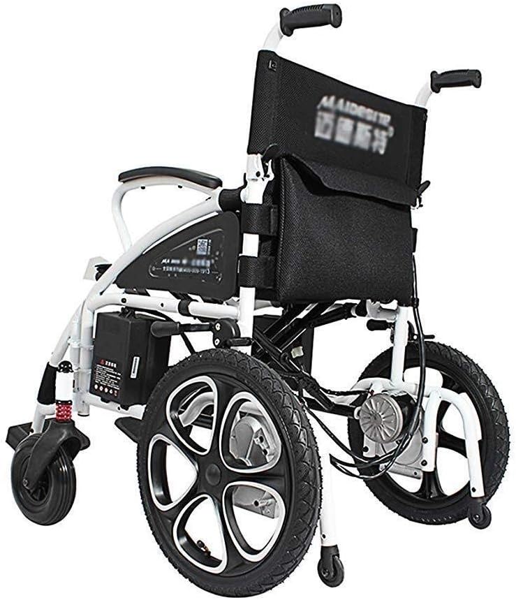 ZTHUAYUAN wheelchairs Compact Foldable Off Power Assist Motorized Wheelchair, Lightweight Folding Carry Electric wheelchairs, Motorized wheelchairs, Motorized wheelchairs 2 * 250 fold : Health & Household