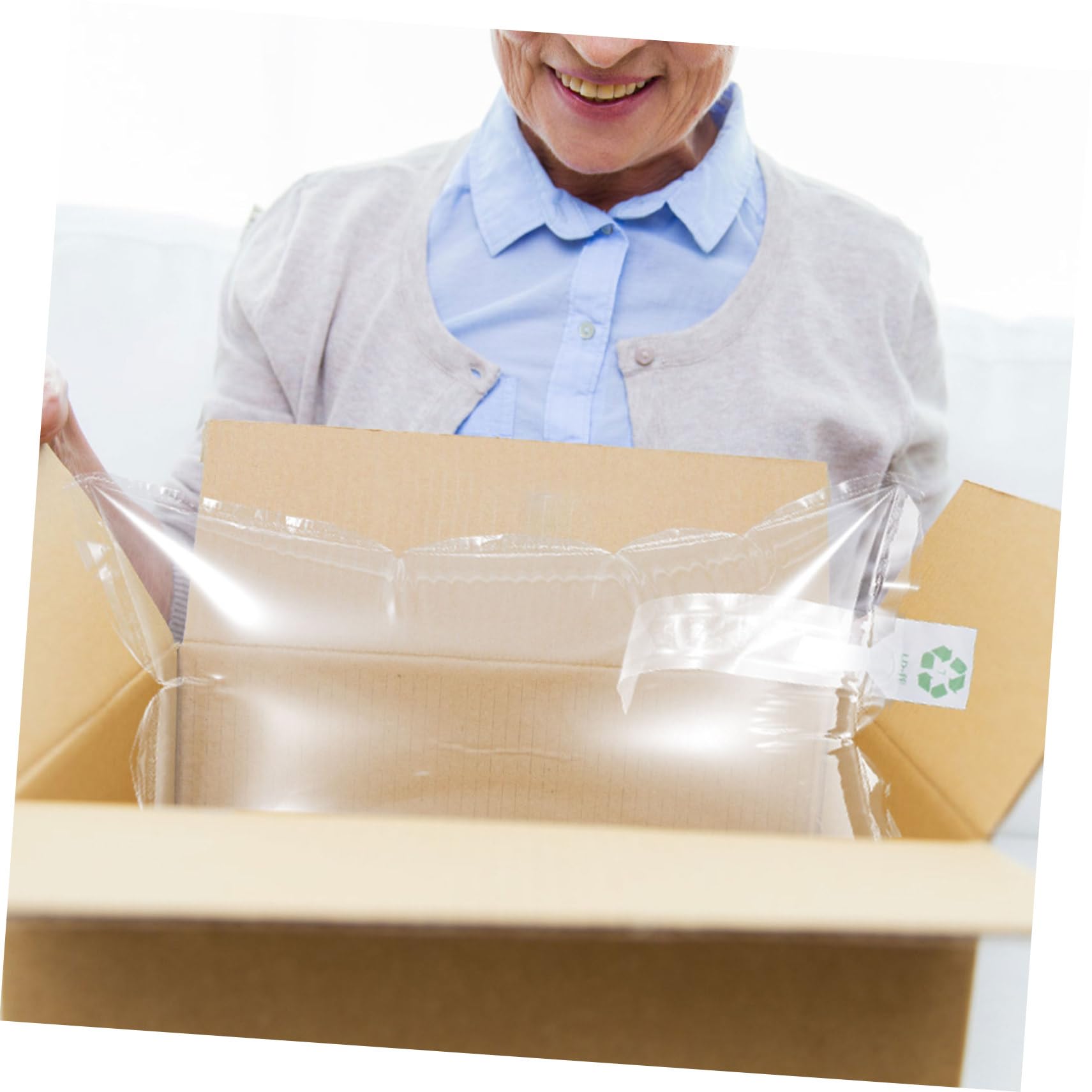Bolsa de Aire Inflable de 100 Piezas para Embalaje, Material Sintético Resistente, Diseño Protector para Objetos Frágiles en Almacenamiento y Envío