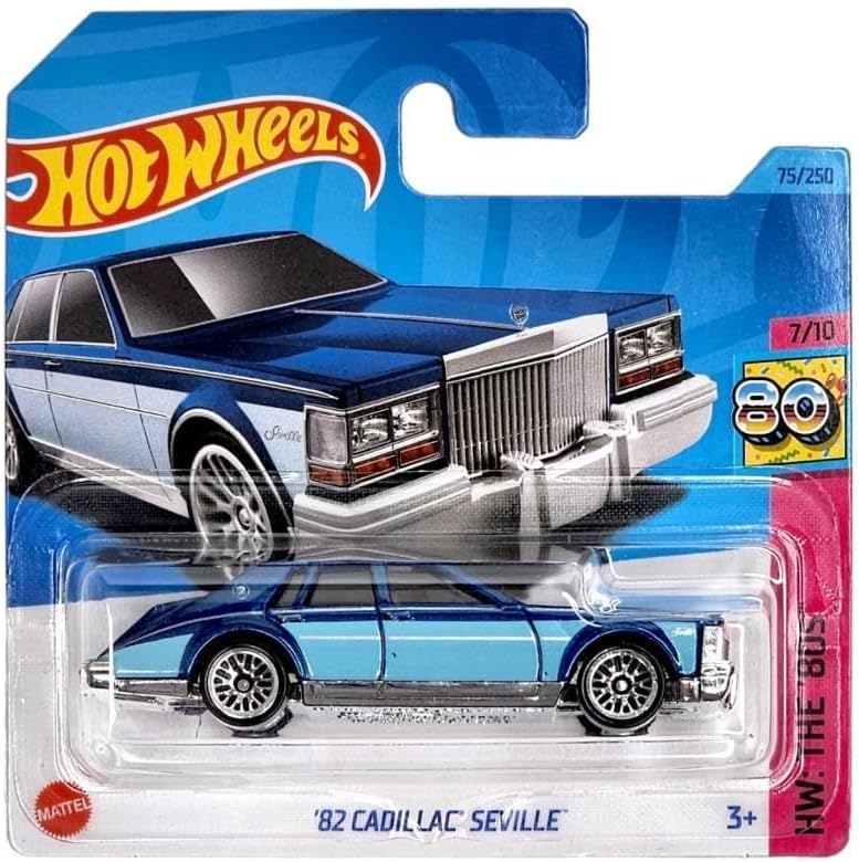 HotWheels '82 Cadillac Seville (Blue) 2023 HW: The '80s
