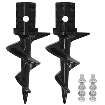 Dock Auger Sand Auger Boat Anchor for PVC Tubing Sandbar Anchor,Sand Anchor for Boat,Dock Auger Fit 1.5" Schedule 40 PVC with 1.57" ID,for Secure Pontoon Boat Beach Umbrella Shallow Water Anchor