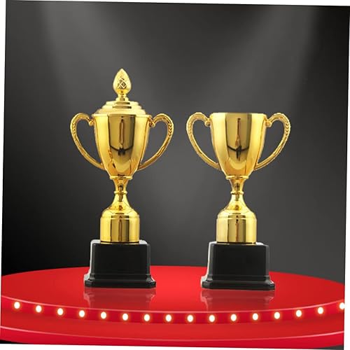 Miniatura 6 de Trofeos 3 unids Juguetes para Niños Decoración Oro Ganador Plástico Estrellas Oro Premio Niños Niños Pequeño Trofeo Personal