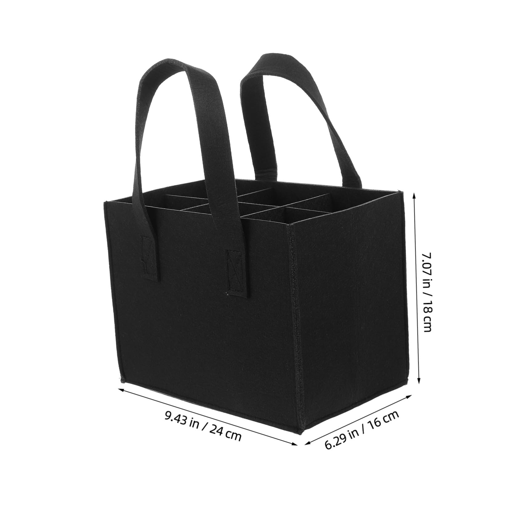 Bolsas de Fieltro para Botellas de Vino con Asas, 3 Piezas