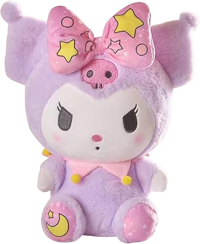 Miniatura 1 de Gieyhm Muñecas de peluche de anime para niños, juguetes de peluche para niñas de 8 pulgadas (morado)