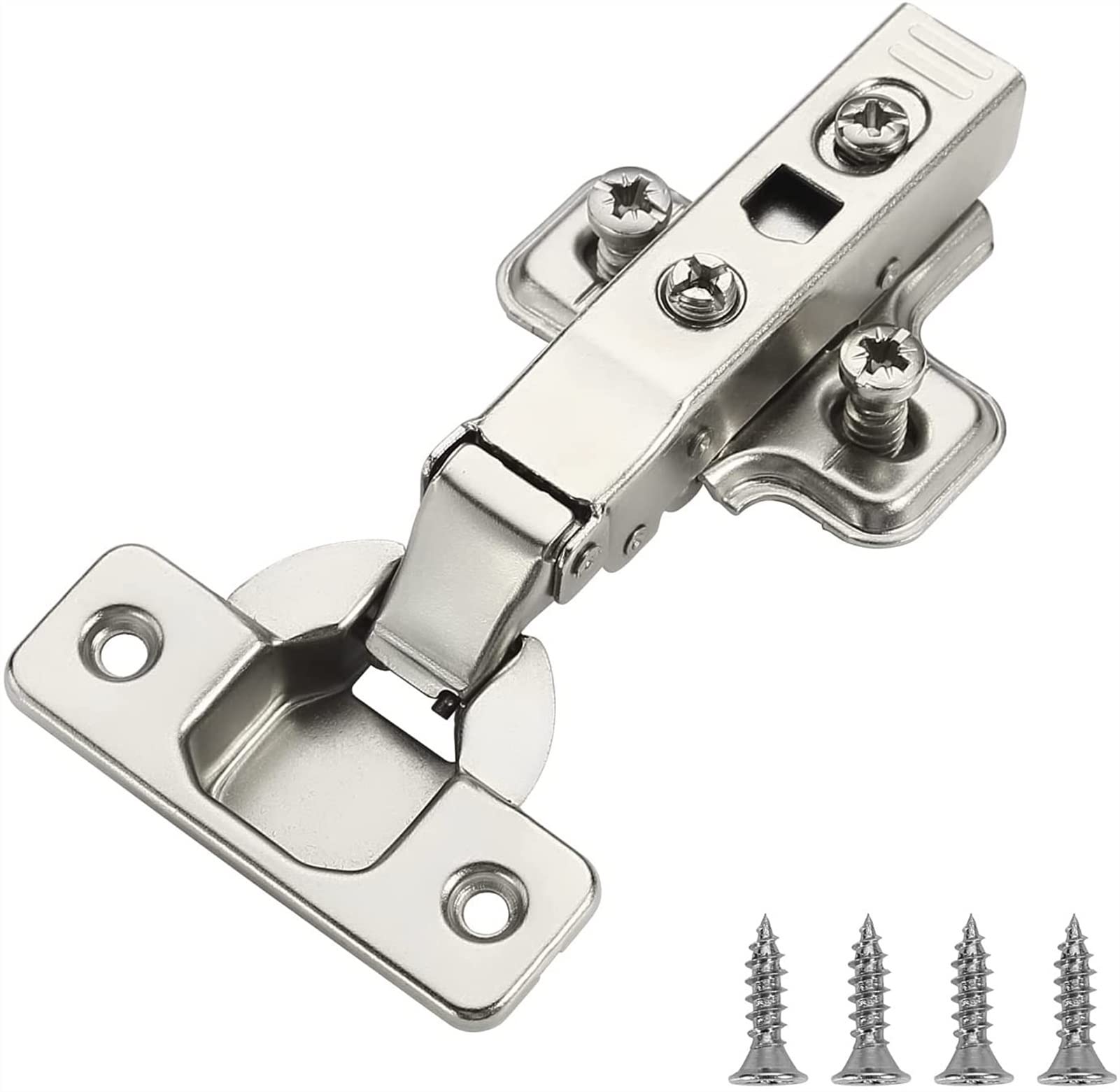 Nvsfzgiyg One Color 10 Pcs Detachable Hydraulic Hinge, Cabinet Mute Hardware Accessories, Cushion Damping Aircraft