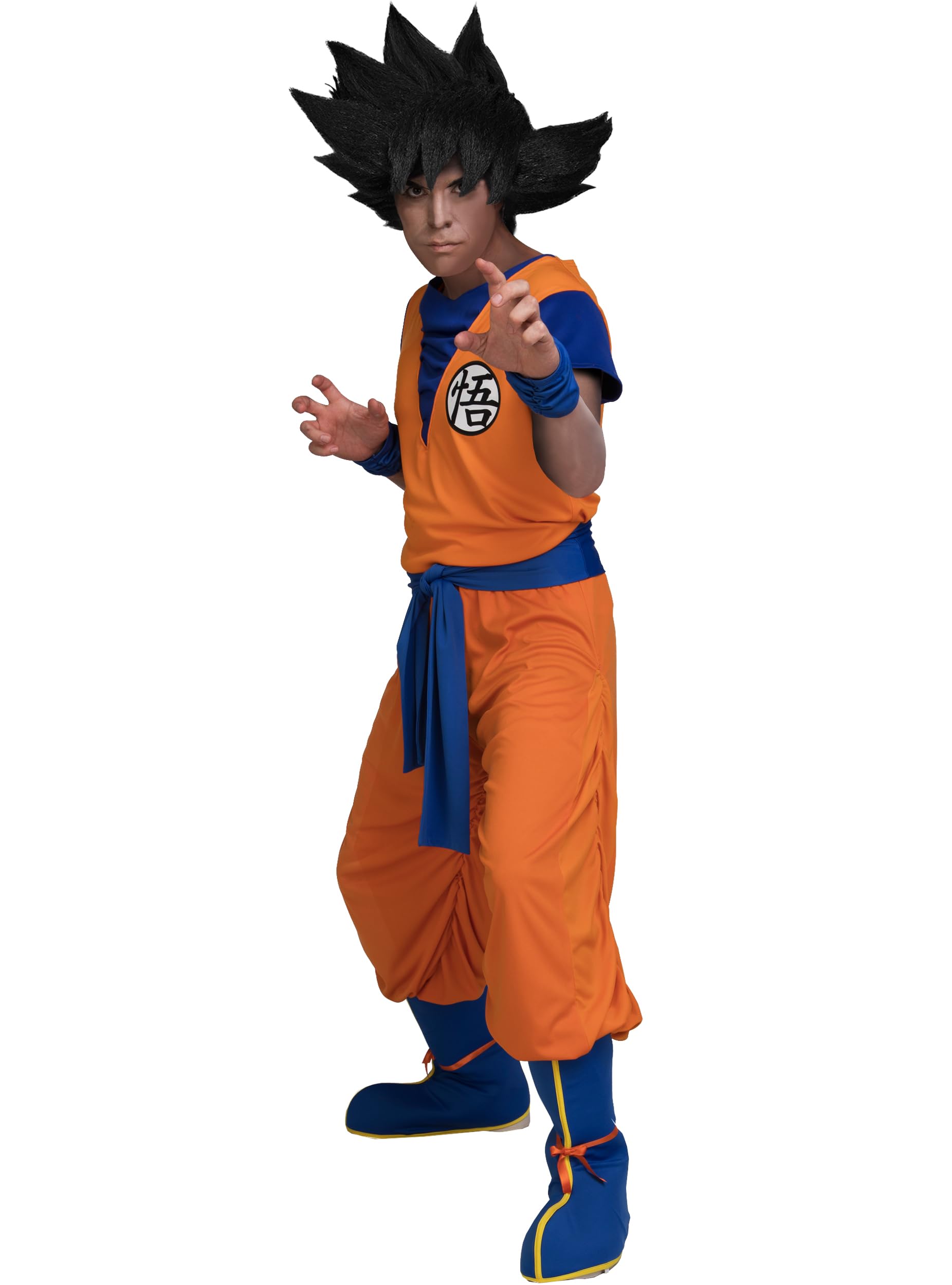 Funidelia | Kostium Goku Dragon Ball Męskie Son Goku Manga Kreskówki - Strój dla dorosłych i zabawne akcesoria na imprezy karnawał i Halloween - Pomarańczowy