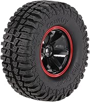 Vista 5 de Goolsky 4 piezas AUSTAR ax-3020 C 1.9 pulgadas Escala 1/10 neumáticos con llanta de rueda para 1/10 D90 SCX10 CC01 RC Rock Crawler, Rojo