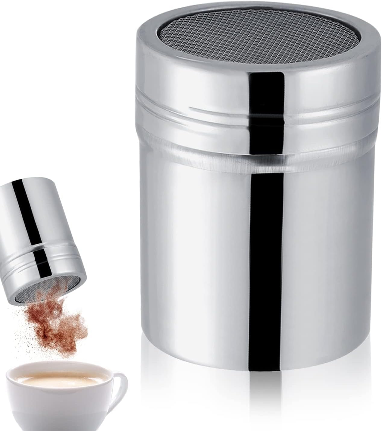 Spargi cacao in acciaio inox Utensili dessert di Pedrini | Made In Cucina