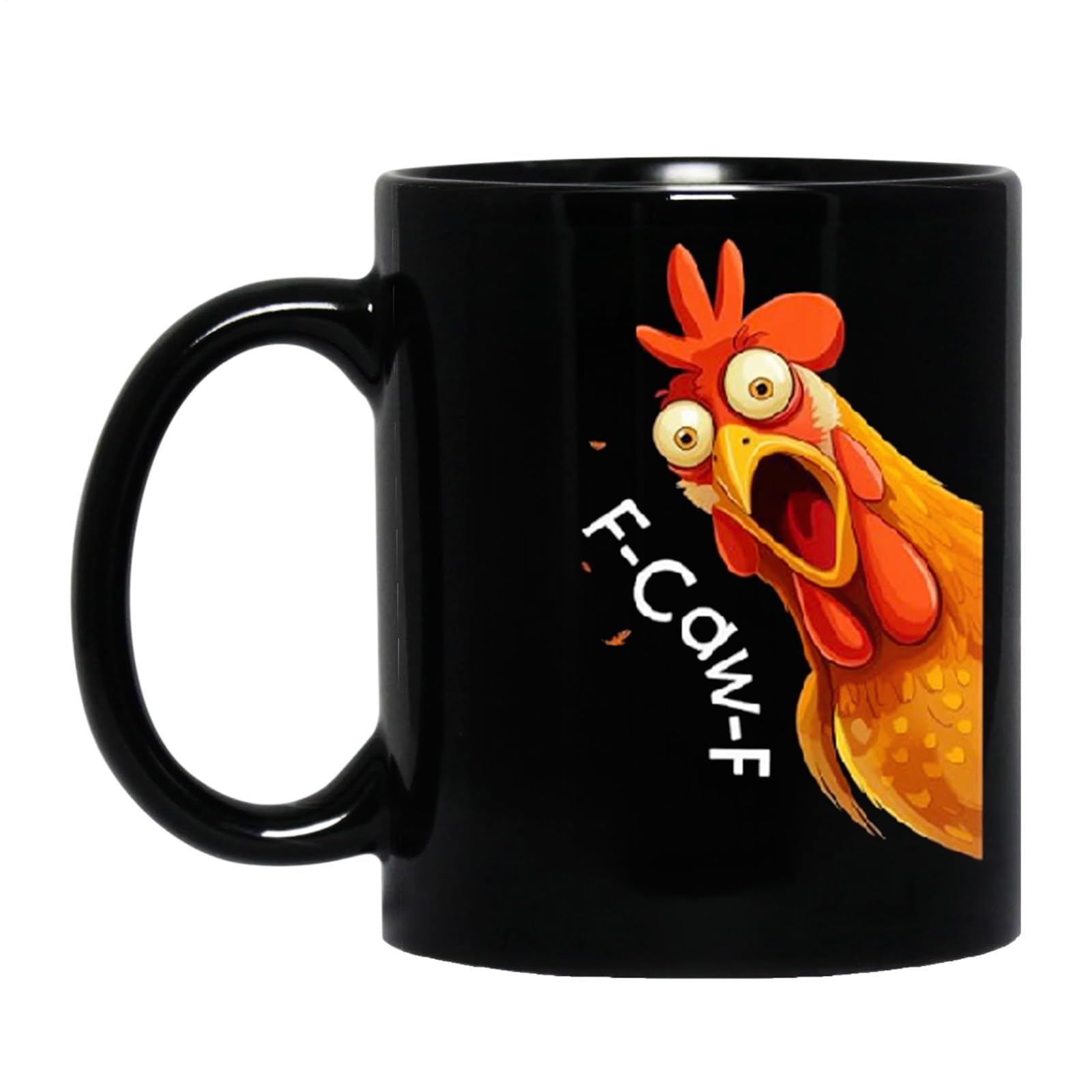 Taza de pollo divertida de cerámica, el regalo de cumpleaños ideal