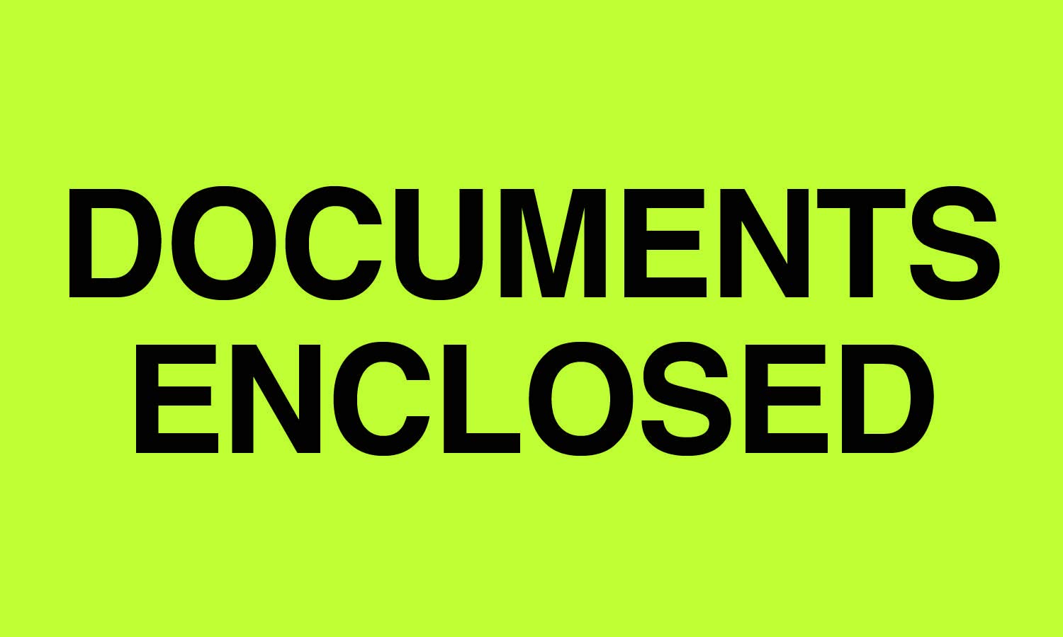 Snapklik.com : MACO - Documents Enclosed - Label, 3 X 5 Inches ...