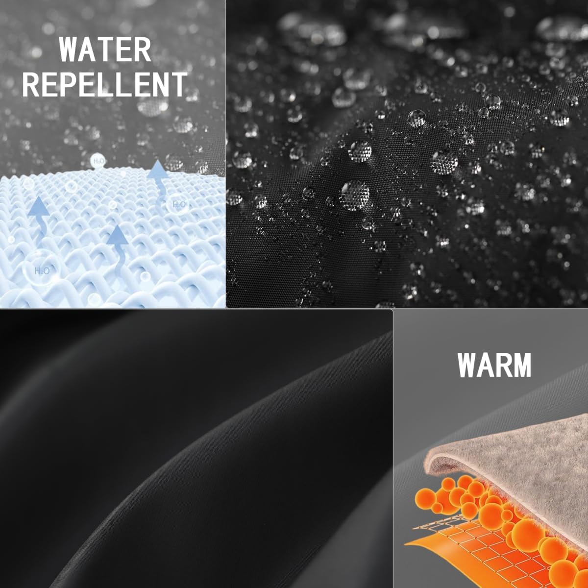 Msmsse Men's Winter Outerwear Vest Warm Padded Puffer Vest Zipper Sleeveless Jacket