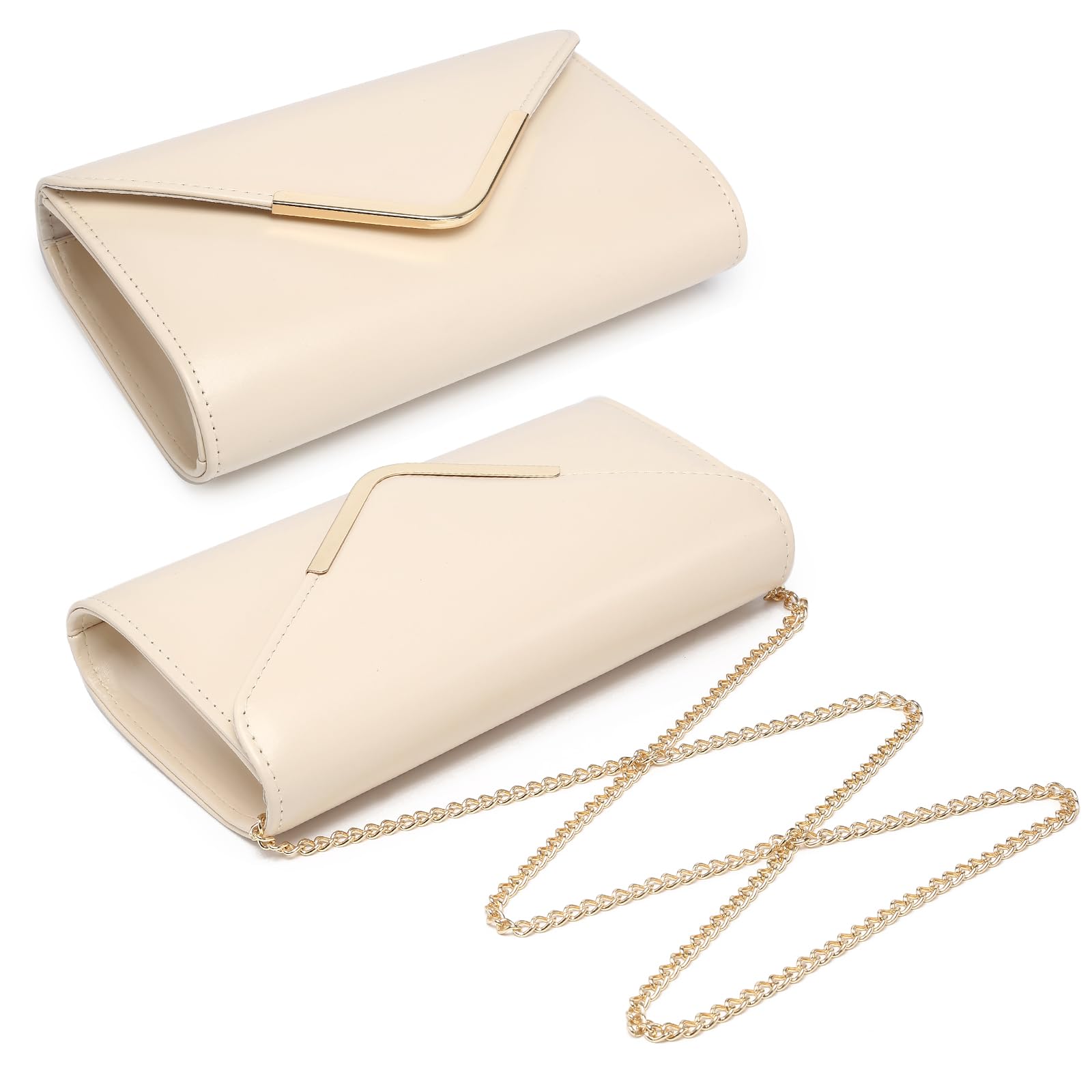 Dasein Bolsos de noche formales para mujer, bolsos de mano para bodas, fiestas, bailes, bolsos con correa para el hombro y solapa con purpurina