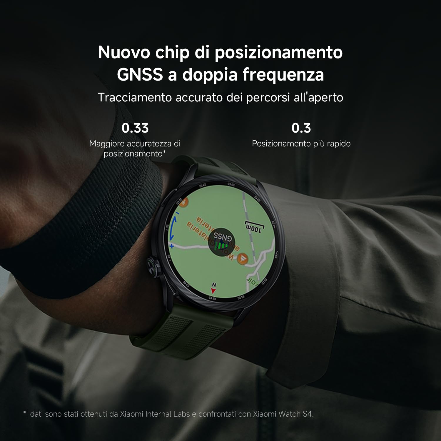 XIAOMI Watch S5 46 mm, Smartwatch per Uomo/Donna, AMOLED da 1,48", Fitness Tracker con Monitoraggio del Sonno, 21 Giorni, 150+ Modalità Sportive, GPS Dual-Band, NFC, Android&iOS, Nero