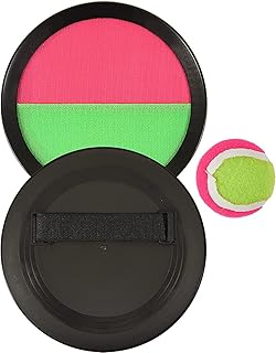 eMKay® Catch Ball Set | Toss and Catch Kids Sucker Sticky Ball Paddle Tennis Toy Outdoor Activities Parent & Child Interactive