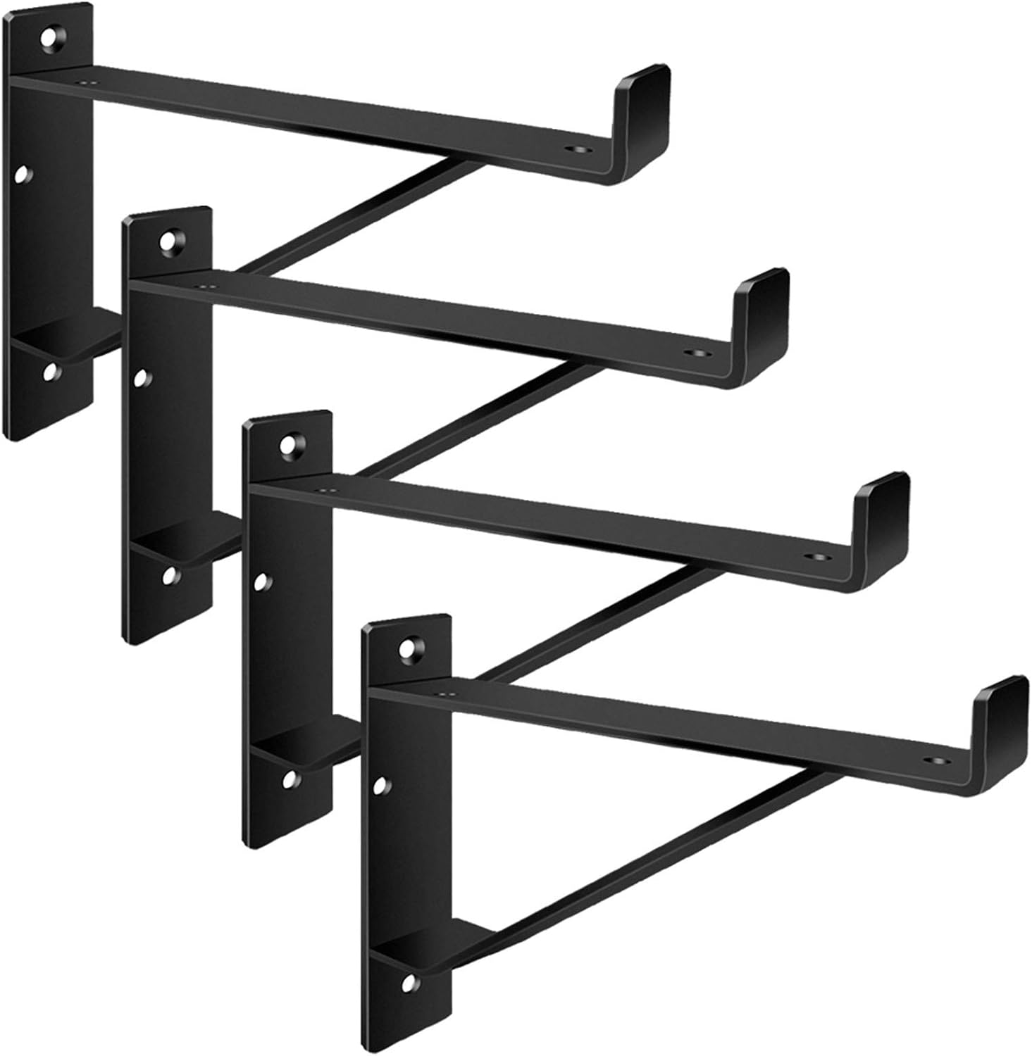 Heavy Duty Shelf Brackets 10 inch, industrial Wall Brackets