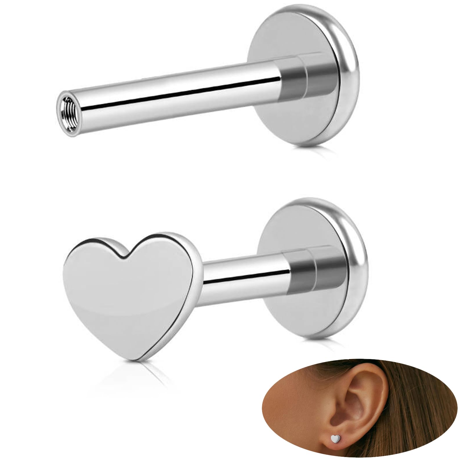 40Pcs Silicone Ear Gauges Flexible Ear Tunnels Gauges Soft Expander Stretching Ear Plugs Tunnels Colorful Double Flared Earring Piercings Jewelry for Men Women 2G-26mm