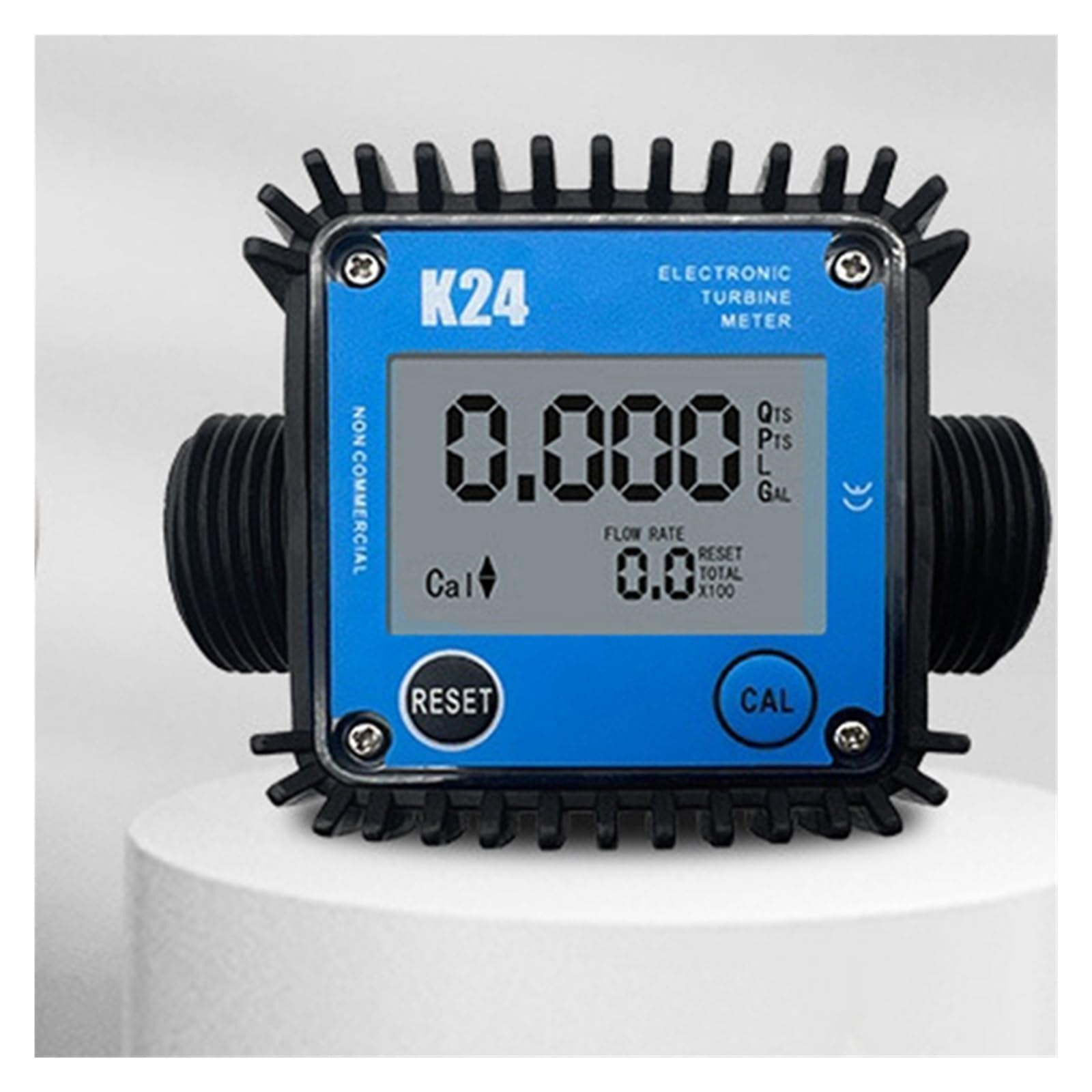1 Stück LCD-Kraftstoffdurchflussmesser, K24 for digitalen-Kraftstoffdurchflussmesser, günstige Werkzeuge zur Messung des Flüssigkeitswasserdurchflusses