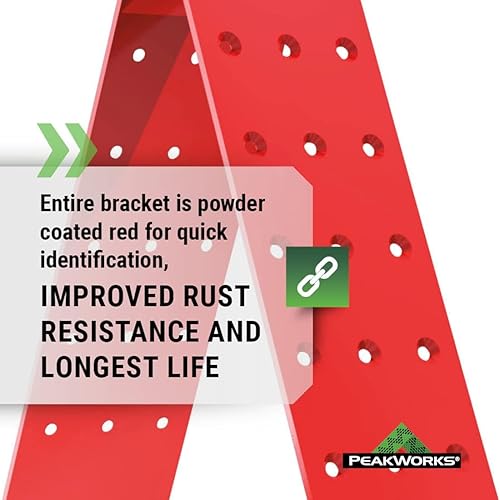 Miniatura 9 de Peakworks Soporte de anclaje temporal de techo  Soporte de anclaje de techo de seguridad de acero inoxidable para trabajos de techado  Protección