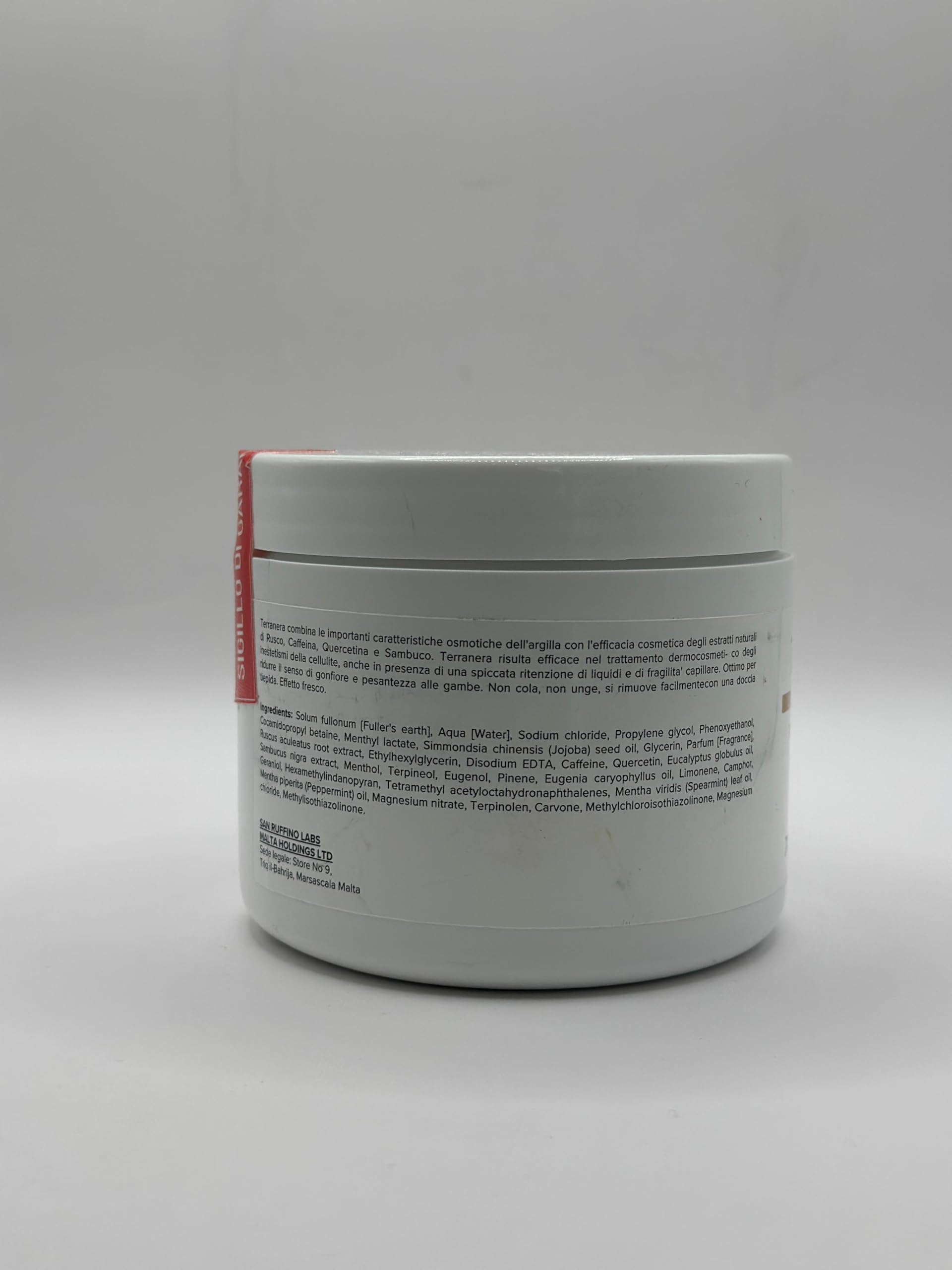 Terranera Fango Anticellulite 1kg (2x700g) – Trattamento Drenante Corpo – Riduce Inestetismi Cellulite e Rassoda la Pelle