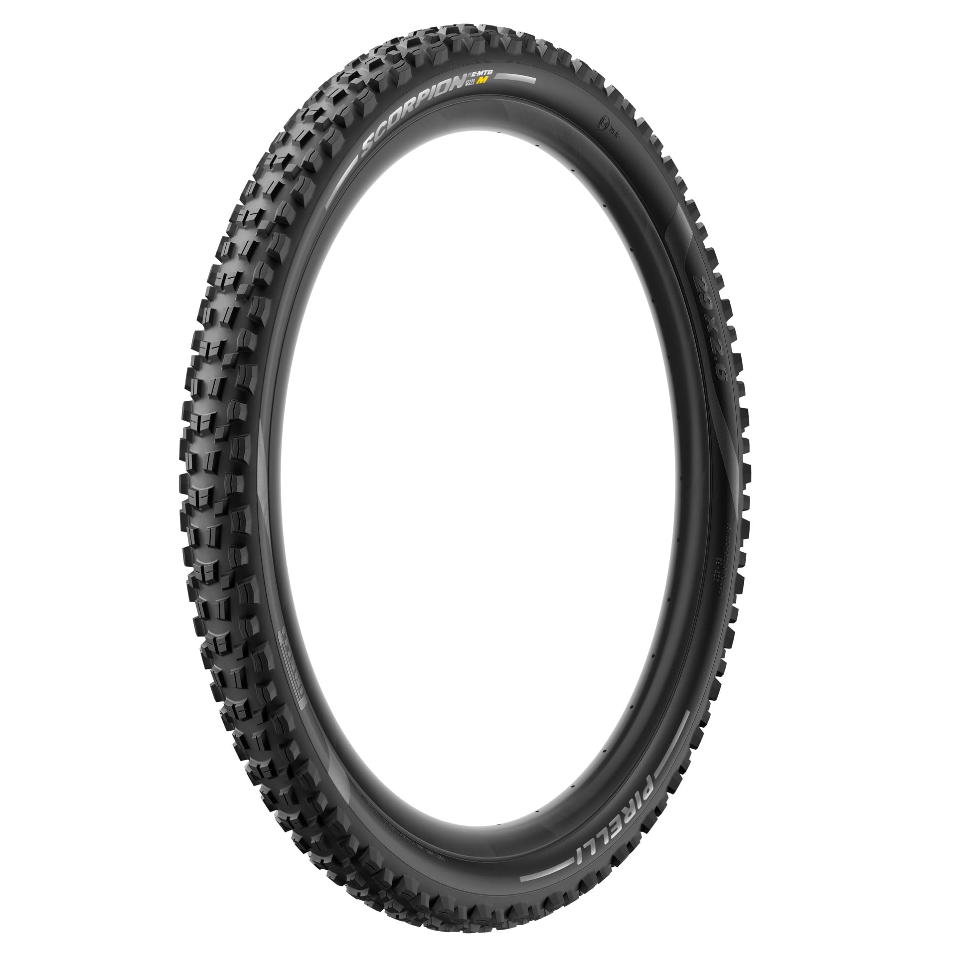 Pirelli Scorpion E-MTB M HyperWall Bike Tyre, 29 x 2.6, Black, 29x2.6